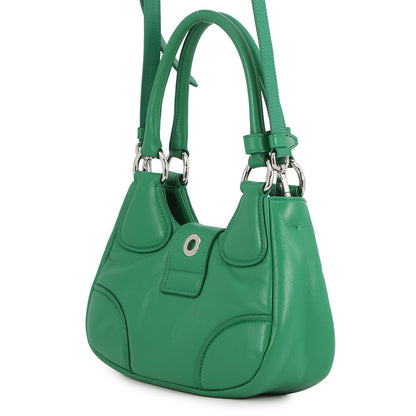 PRADA Re-Edition 2002 Moon Handbag Green1BA381 Padded Nappa Leather
