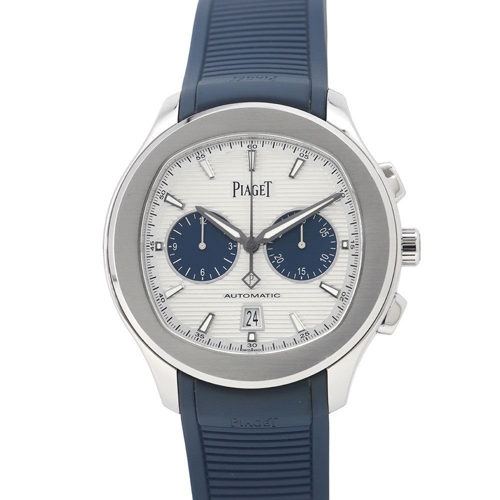 PIAGET Polo Chronograph Limited Edition 888 pieces W42mm Stainless Steel Rubber Silver DialG0A46013