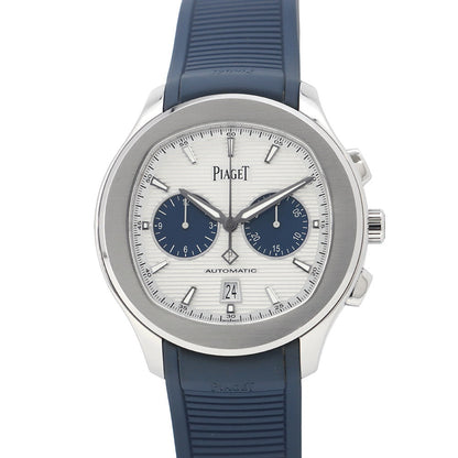 PIAGET Polo Chronograph Limited Edition 888 pieces W42mm Stainless Steel Rubber Silver DialG0A46013