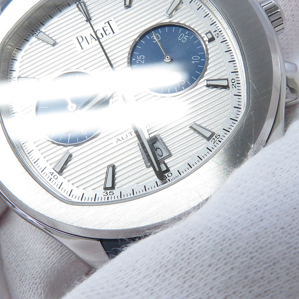 PIAGET Polo Chronograph Limited Edition 888 pieces W42mm Stainless Steel Rubber Silver DialG0A46013