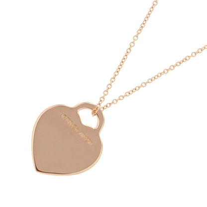 TIFFANY&Co. Return to TIFFANY & Co. Heart Diamond Pendant 18K Pink Gold