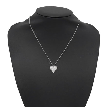 TIFFANY&Co. Pinched Heart Necklace Pt950