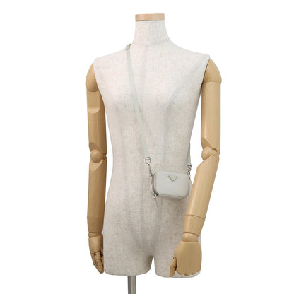 PRADA ShoulderPouch Ivory2TT105 Saffiano LeatherLeather