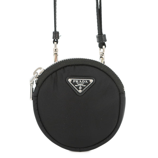 PRADA Tessuto Pocket Shoulder Pouch Black1TT129 Nylon