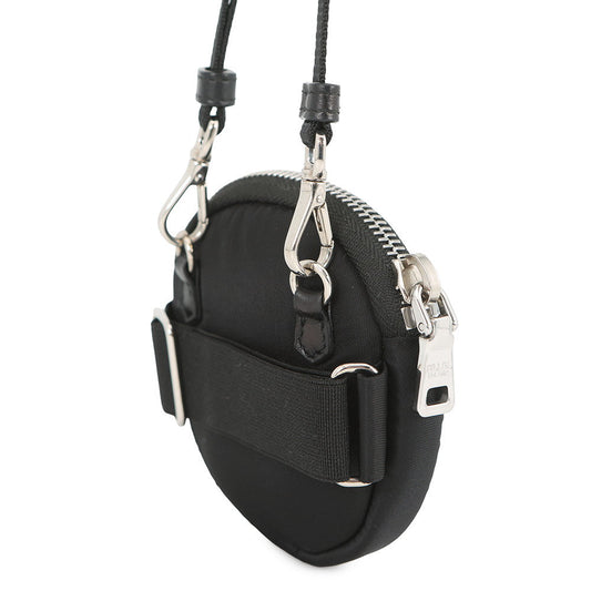 PRADA Tessuto Pocket Shoulder Pouch Black1TT129 Nylon