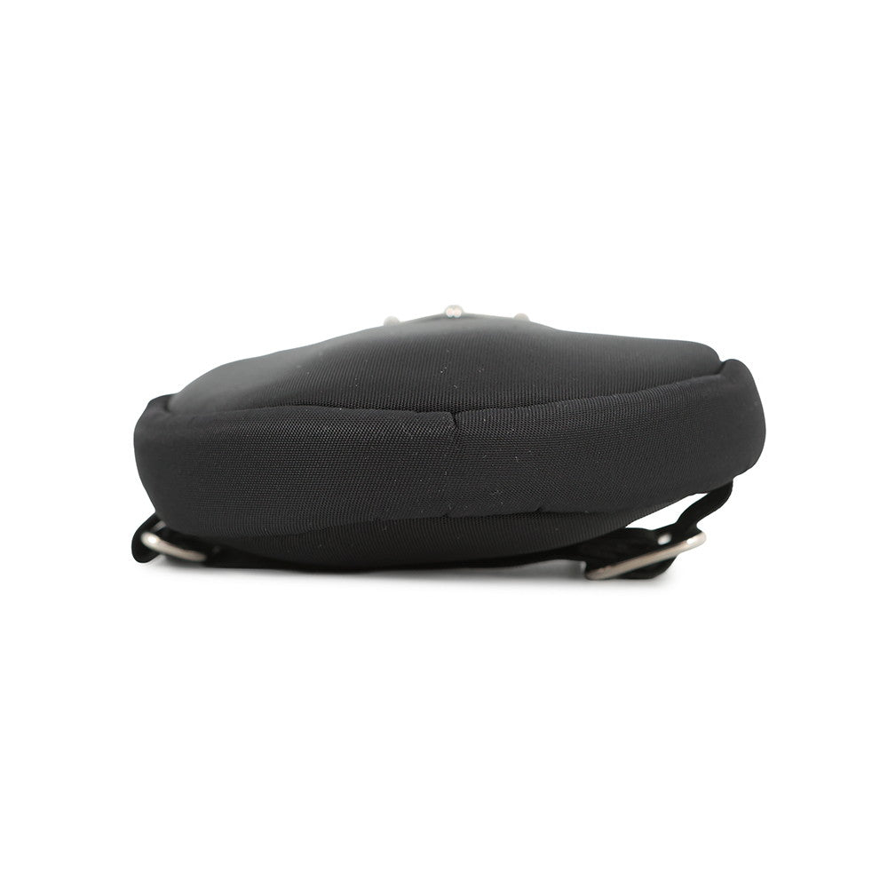 PRADA Tessuto Pocket Shoulder Pouch Black1TT129 Nylon