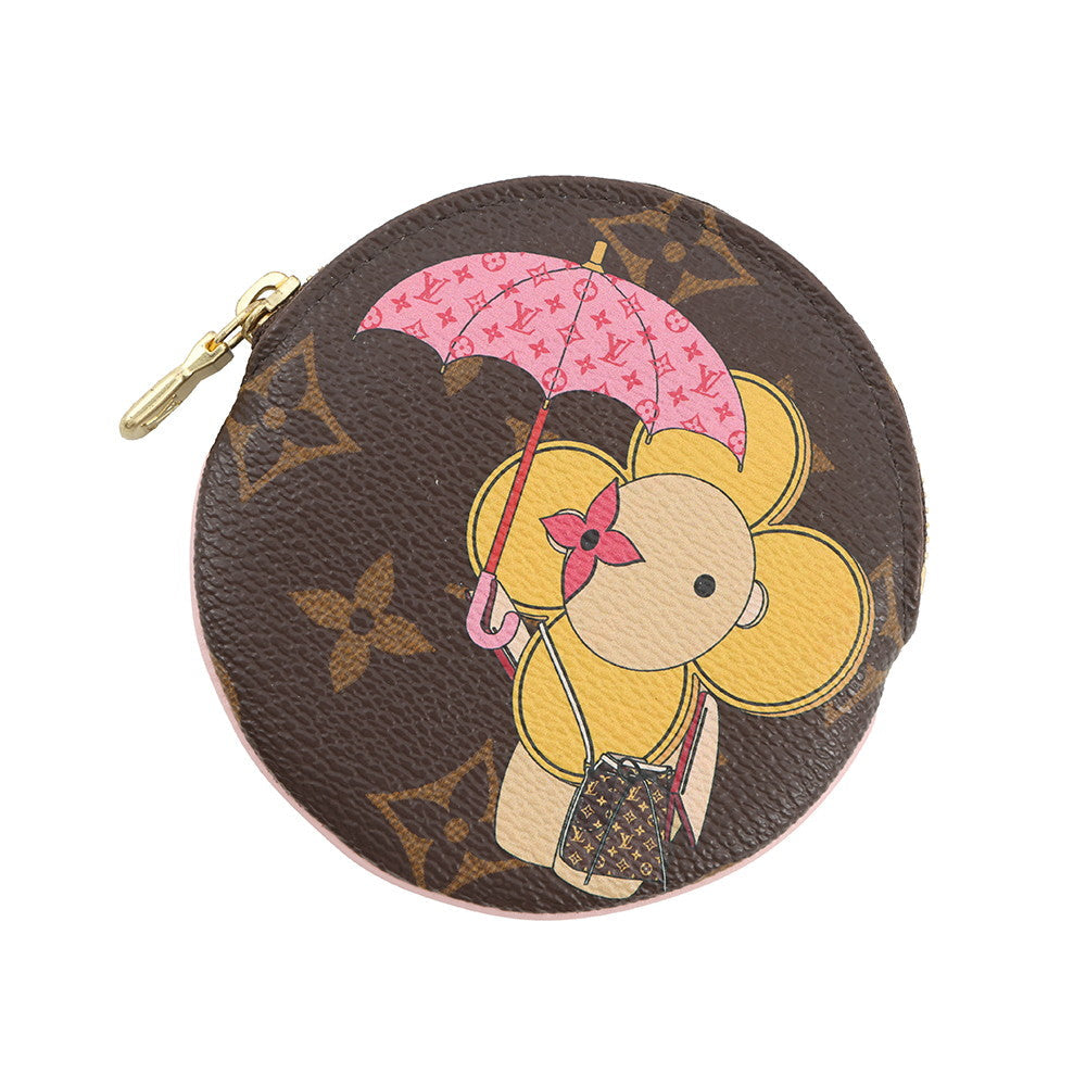 LOUIS VUITTON Porte Monnaie Ron PinkM69057 Monogram/Vivienne