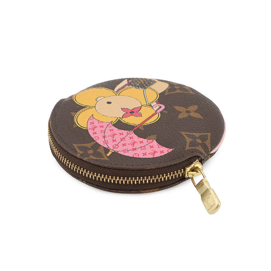 LOUIS VUITTON Porte Monnaie Ron PinkM69057 Monogram/Vivienne