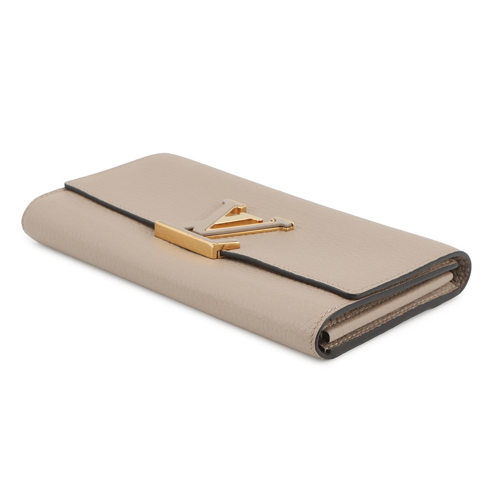 LOUIS VUITTON Portefeuille Capucine GaletM61249 Taurillon Leather
