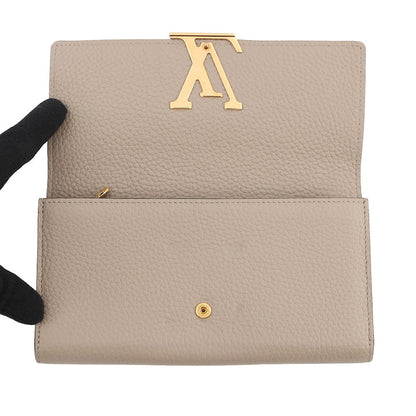 LOUIS VUITTON Portefeuille Capucine GaletM61249 Taurillon Leather