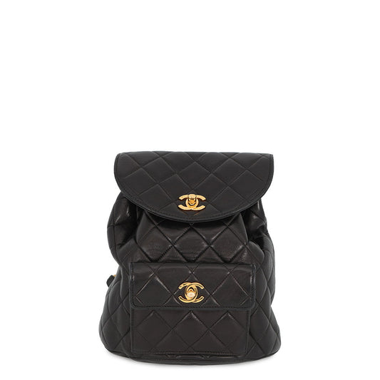 CHANEL Matelasse Duma Backpack BlackA10177 Lambskin