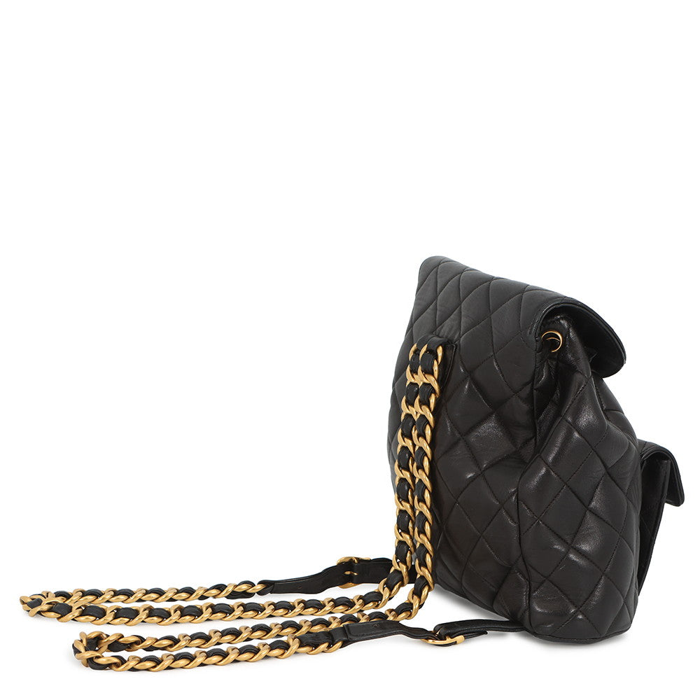 CHANEL Matelasse Duma Backpack BlackA10177 Lambskin