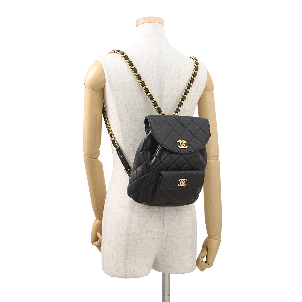 CHANEL Matelasse Duma Backpack BlackA10177 Lambskin