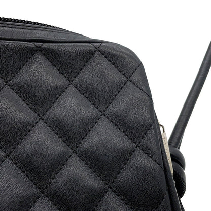 CHANEL Cambon Line Medium Pochette BlackA25178 Leather