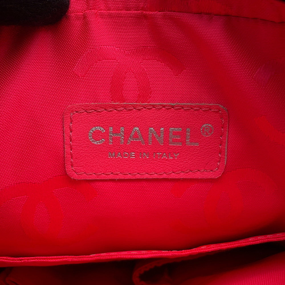 CHANEL Cambon Line Medium Pochette BlackA25178 Leather