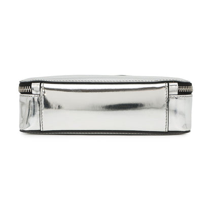 PRADA Brique Shoulder Bag Silver2VH070 Leather