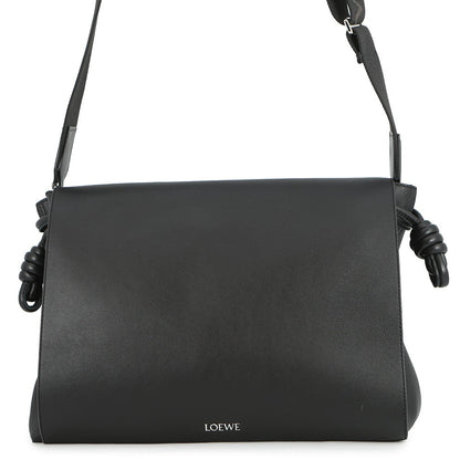 LOEWE Flamenco Satchel 2way Shoulder BlackB411FSAX04 Leather