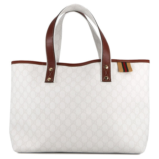 GUCCI GG Supreme Tote Bag White211134 GG Supreme
