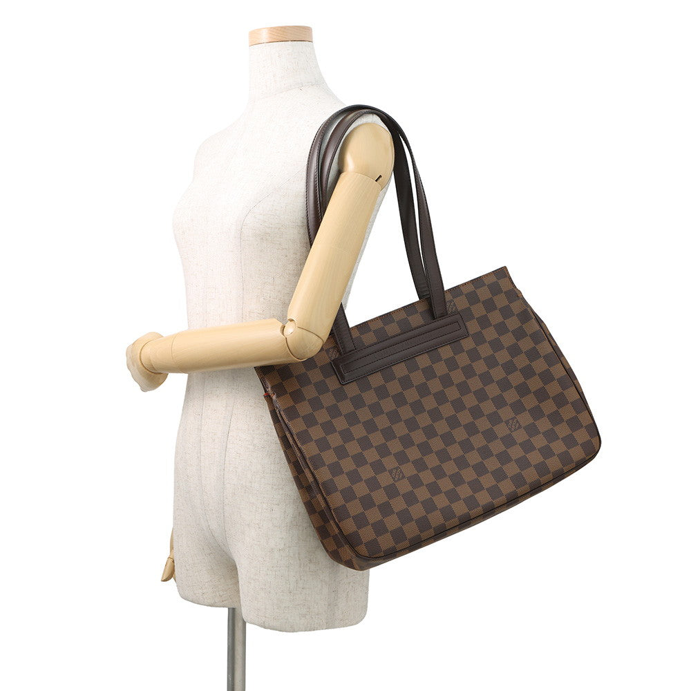 LOUIS VUITTON Parioli RedN51123 Damier Ebene Canvas Size PM