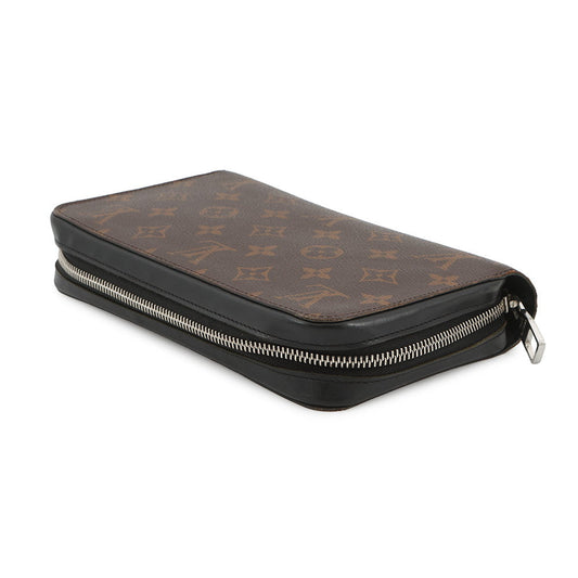 LOUIS VUITTON ZippyXL NoirM61506 Monogram Macassar Canvas