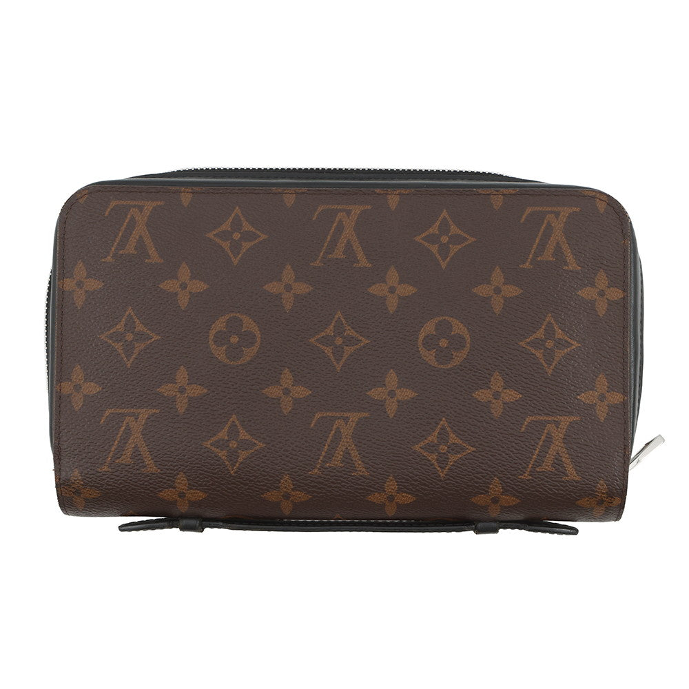 LOUIS VUITTON ZippyXL NoirM61506 Monogram Macassar Canvas