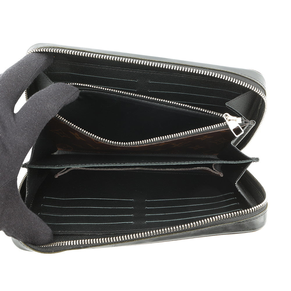 LOUIS VUITTON ZippyXL NoirM61506 Monogram Macassar Canvas