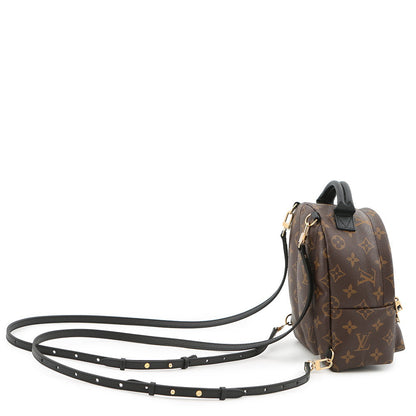 LOUIS VUITTON Palm Springs Backpack NoirM44873 Monogram Size MINI