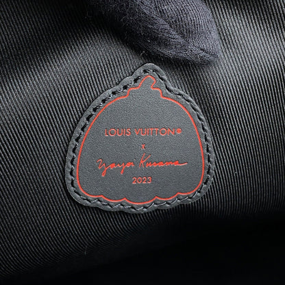 LOUIS VUITTON LV × YK Keepall Bandouliere Yayoi Kusama Noir/RedM21674 Taurillon Monogram Infinity Dot Size 50