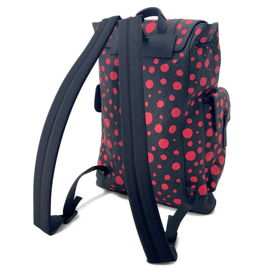 LOUIS VUITTON LVxYK Christopher Yayoi Kusama Noir/RedM21978 Taurillon Monogram Infinity Dot Size MM