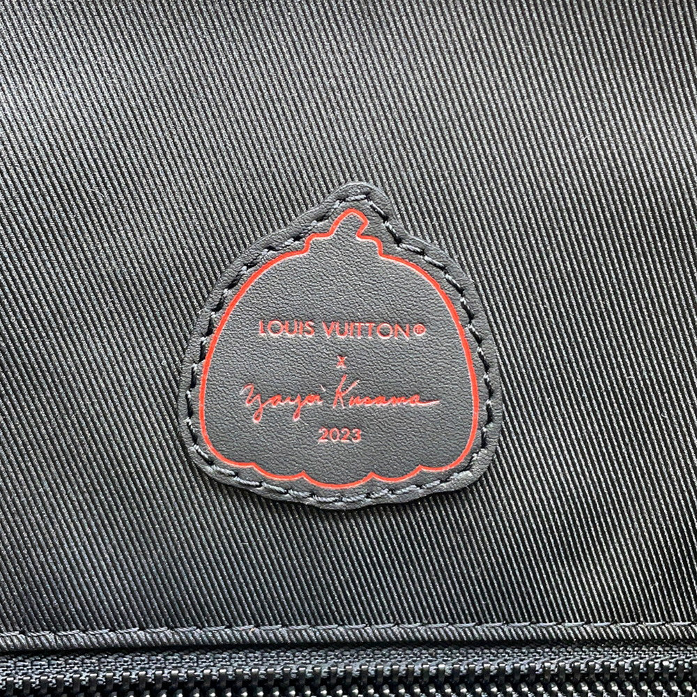 LOUIS VUITTON LVxYK Christopher Yayoi Kusama Noir/RedM21978 Taurillon Monogram Infinity Dot Size MM