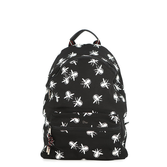 Dior Printed Backpack Black/White1PEBA064XXD03E Nylon