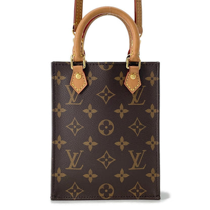 LOUIS VUITTON Petit Sac Plat BrownM81295 Monogram