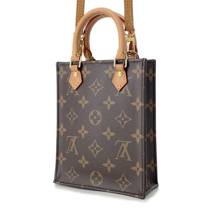 LOUIS VUITTON Petit Sac Plat BrownM81295 Monogram
