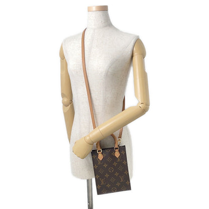 LOUIS VUITTON Petit Sac Plat BrownM81295 Monogram