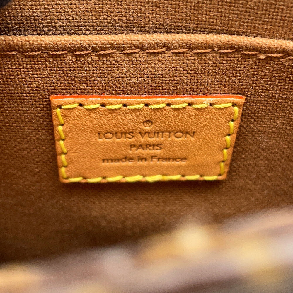 LOUIS VUITTON Petit Sac Plat BrownM81295 Monogram