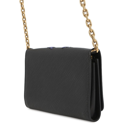 LOUIS VUITTON Portefeuille・Twist NoirM64798 Epi Leather/Sequins