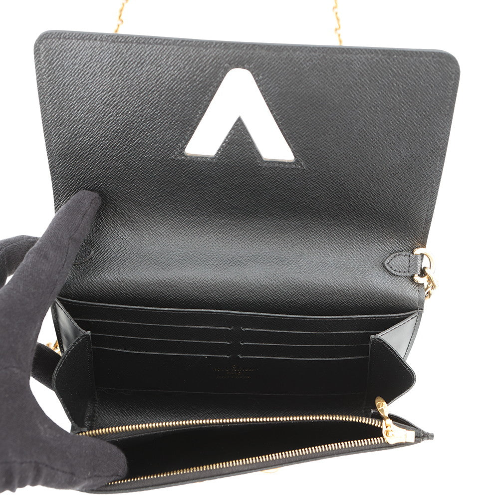LOUIS VUITTON Portefeuille・Twist NoirM64798 Epi Leather/Sequins