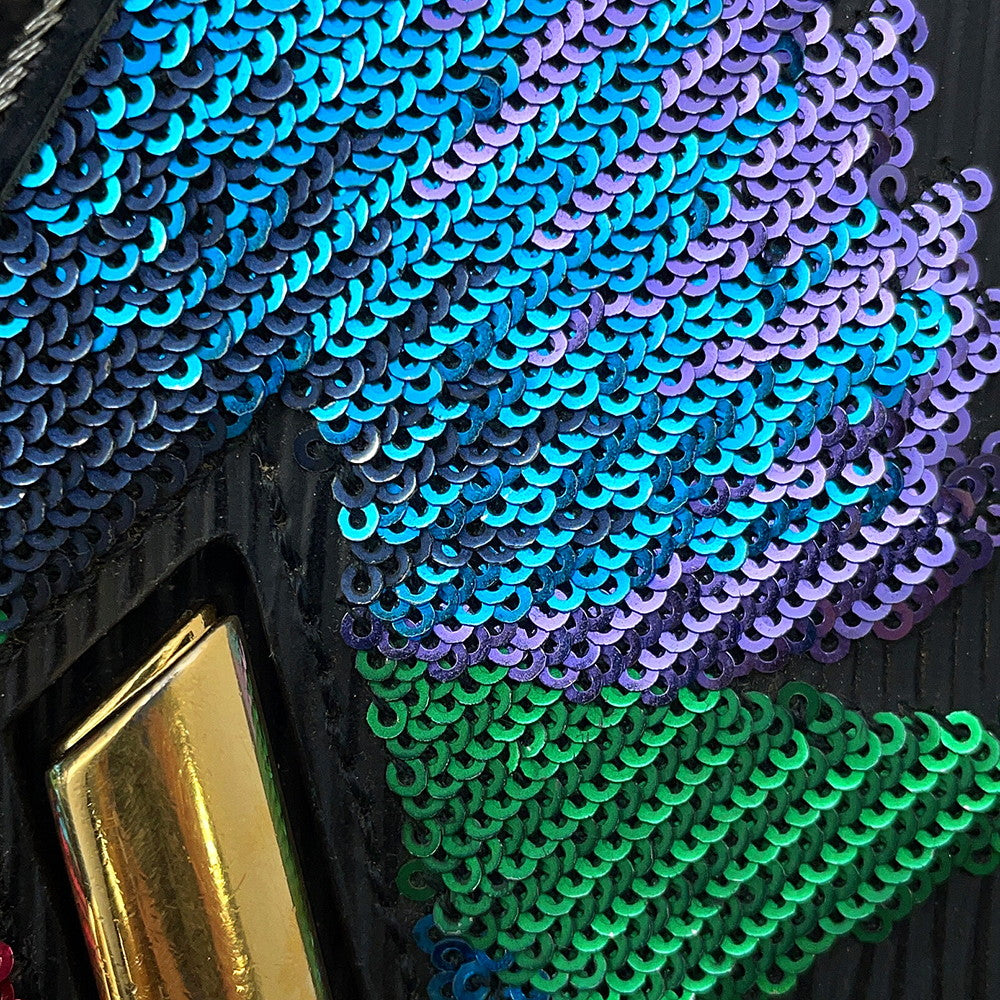 LOUIS VUITTON Portefeuille・Twist NoirM64798 Epi Leather/Sequins