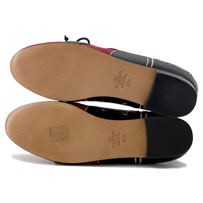 Valentino Garavani Panther Loafers Red/BlackNW1S0D22JHW suede Size 37 1/2