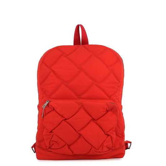 Bottega Veneta Maxi INTRECCIATO Backpack Tomato652188 Nylon