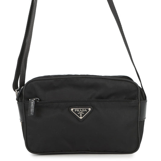 PRADA Shoulder Bag Black2VH048 Nylon Leather