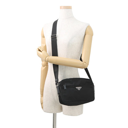 PRADA Shoulder Bag Black2VH048 Nylon Leather
