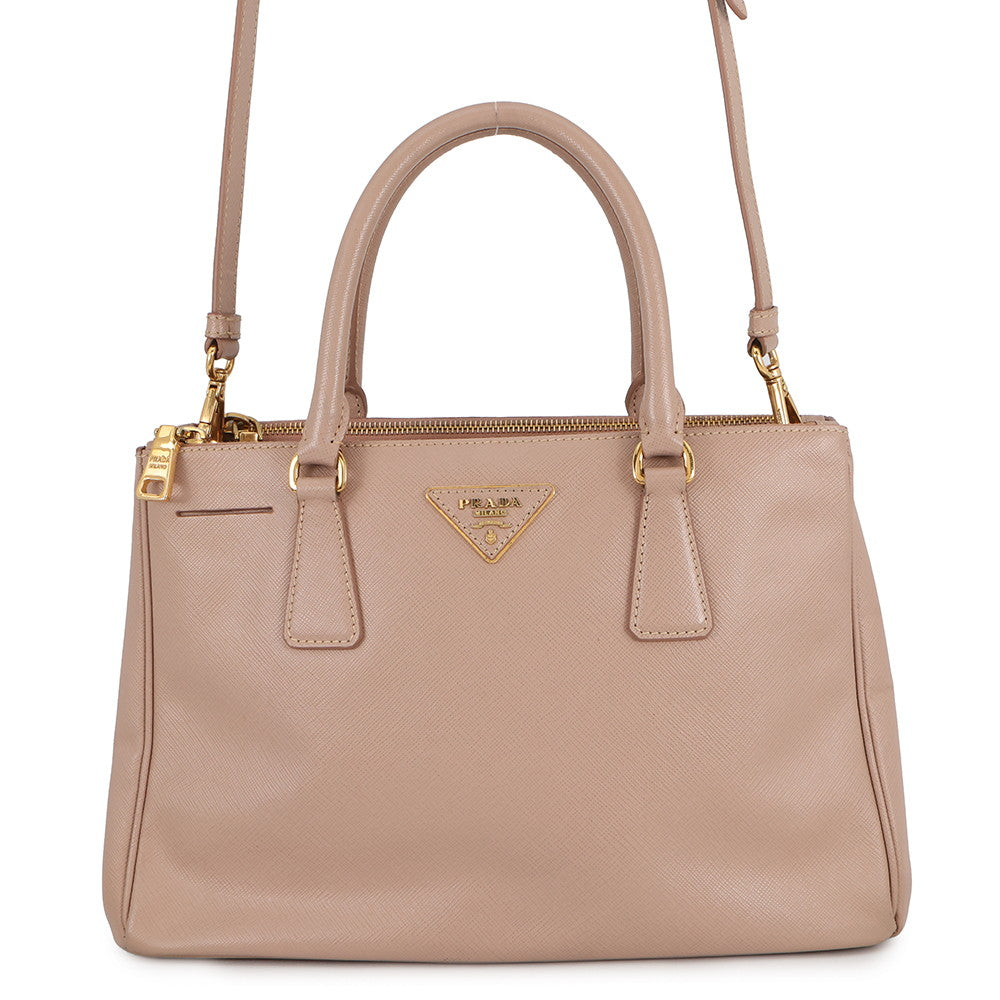 PRADA Saffiano Leather 2WAYHandbag Pink1BA863 Leather