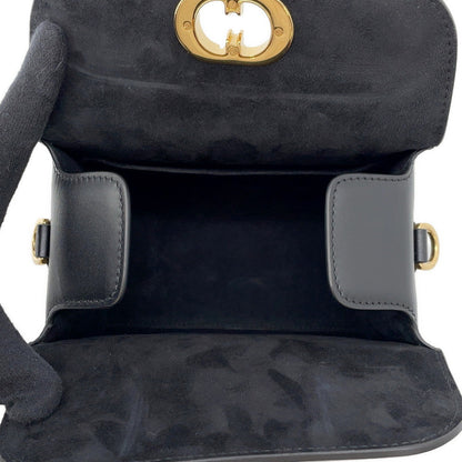 Dior Travel Bag Box 2WAY Handbag BlackM8671UBEQ Leather Size Small
