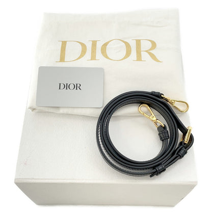 Dior Travel Bag Box 2WAY Handbag BlackM8671UBEQ Leather Size Small
