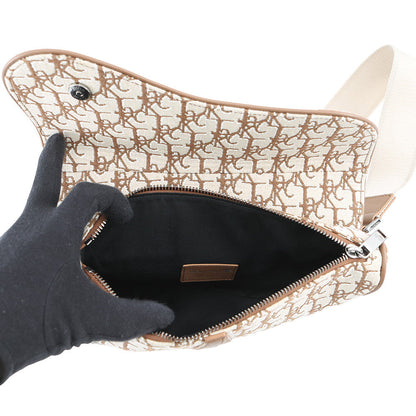 Dior Cactus Jack Oblique Saddlebag Beige/Brown1ADPO093JOD Canvas Leather