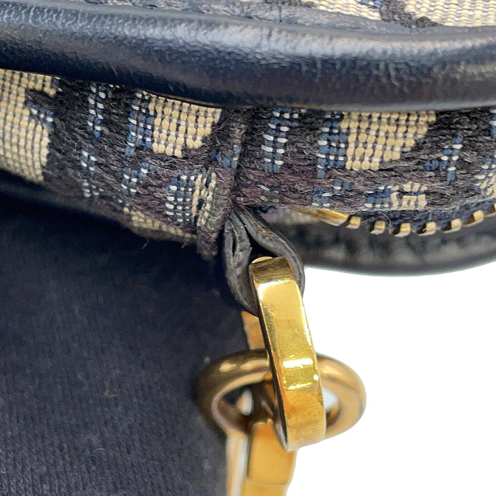 Dior Oblique Quake Clutch Bag Navy/BeigeS5700CTZQ Canvas Leather