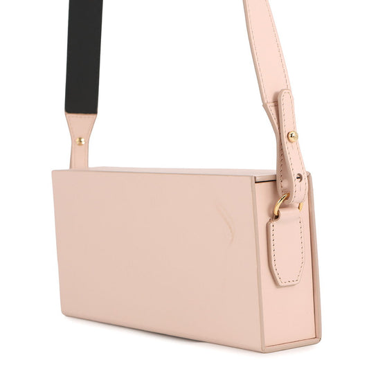 FENDI Box Shoulder Bag Pink8BT340 Leather