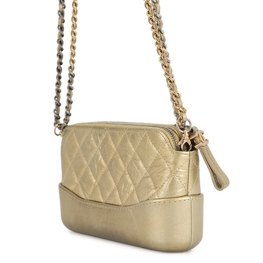 CHANEL Gabriel ChainShoulder Bag GoldA94505 Lambskin