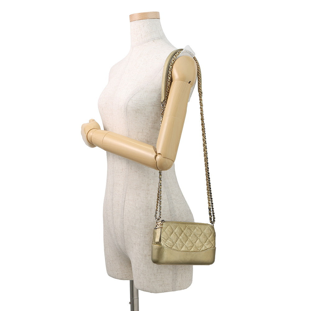 CHANEL Gabriel ChainShoulder Bag GoldA94505 Lambskin